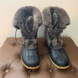 L.L. Bean Shearling Winter Bean Boots